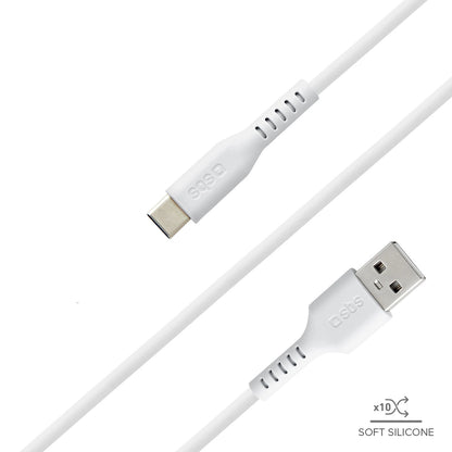 SBS TECABLEMICROC15W USB-A - USB-C Cable 1.5m - White_5