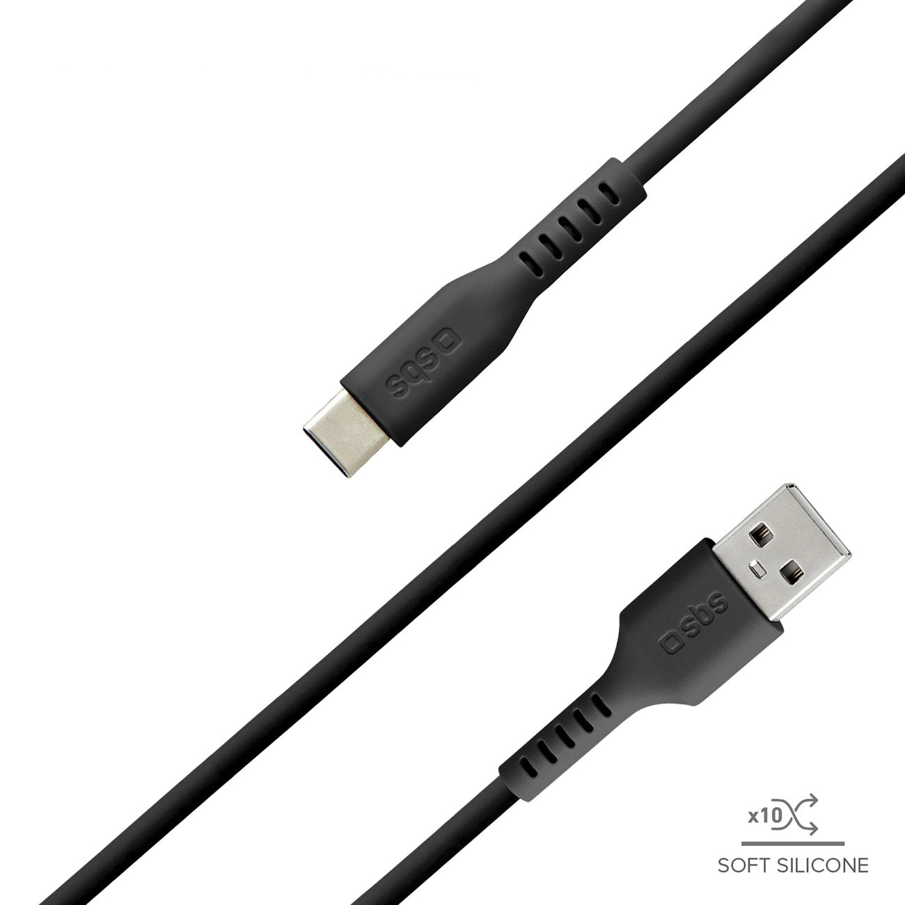 SBS TECABLEMICROC15K USB-A - USB-C Cable 1.5m - Black_4