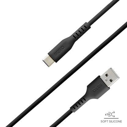 SBS TECABLEMICROC15K USB-A - USB-C Cable 1.5m - Black_4