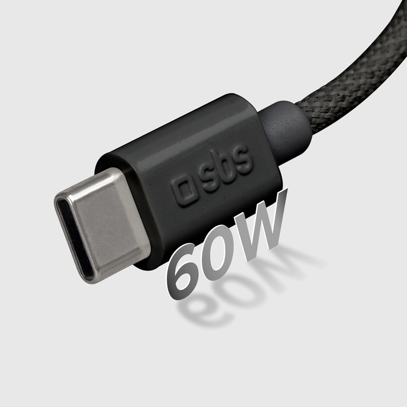 SBS TECABLETISSUETCK USB-C - USB-C 1.5m 60W braided cable - black_6