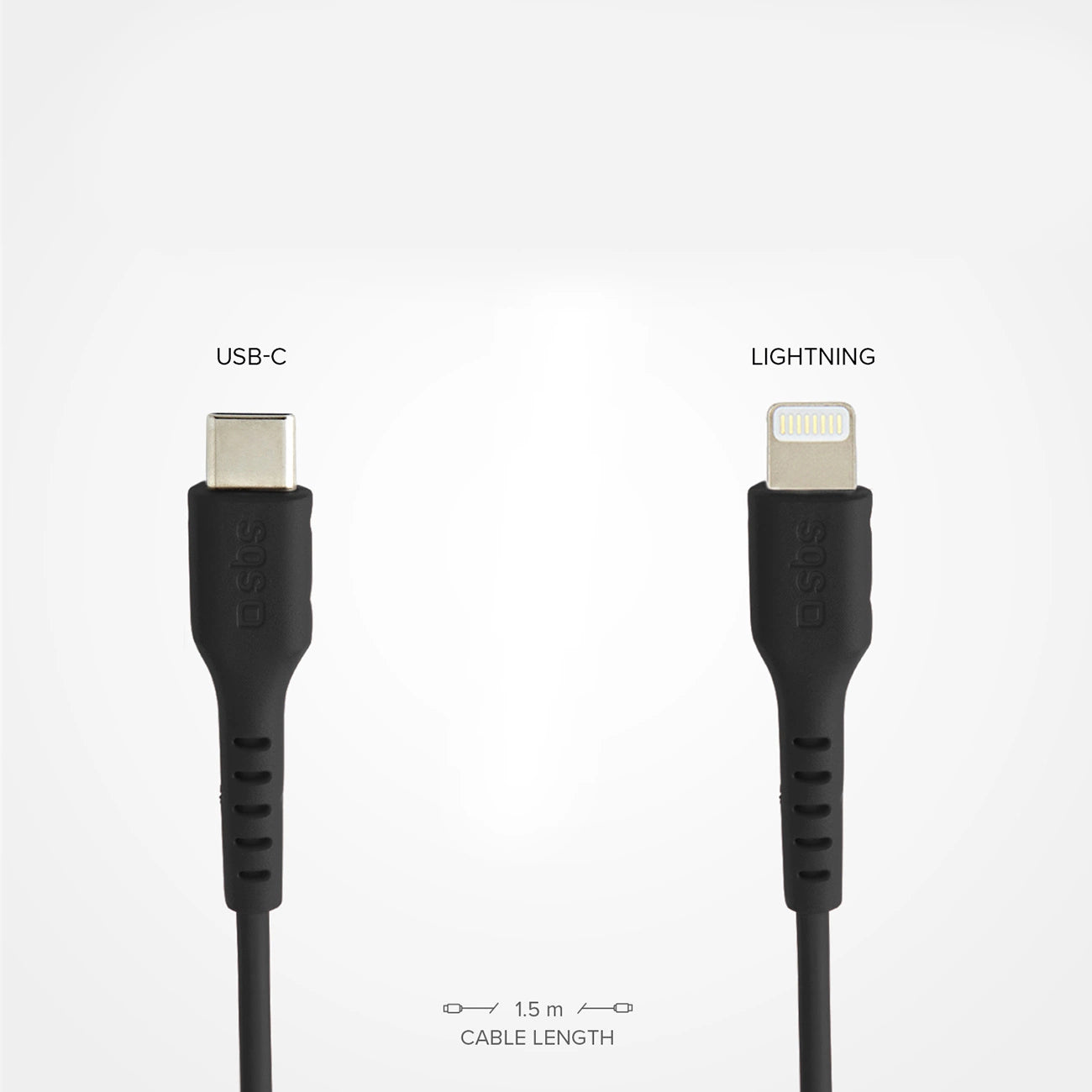 SBS TECABLELIGTC1K USB-C - Lightning cable 1m - black_3
