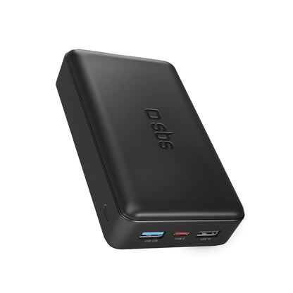 Fast charge power bank: 20,000 mAh, 2 USBs Black_0