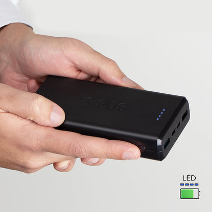 Fast charge power bank: 20,000 mAh, 2 USBs Black_5