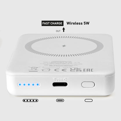 Powerbank SBS TEBB5000MAG1CW 5000 mAh USB-C, MagSafe compatible - white_8