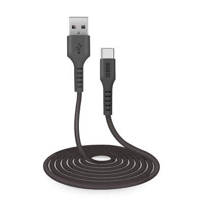 SBS TECABLETC3MTK USB-A - USB-C Cable 3m - Black_1
