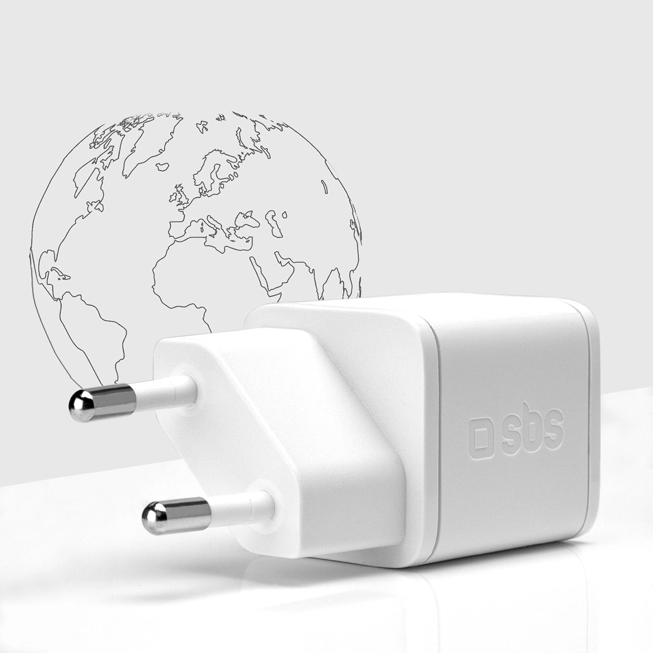 SBS TETRGAN1C20W 20W GaN Wall Charger with Power Delivery - White_3