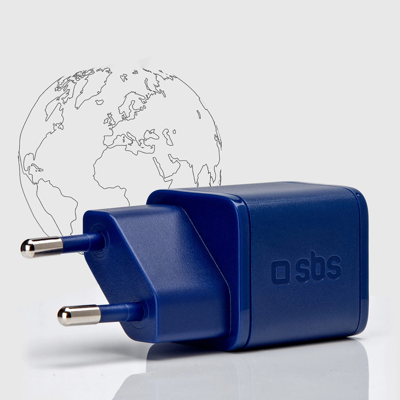 SBS TETRGAN1C20B 20W GaN Wall Charger with Power Delivery - Blue_3