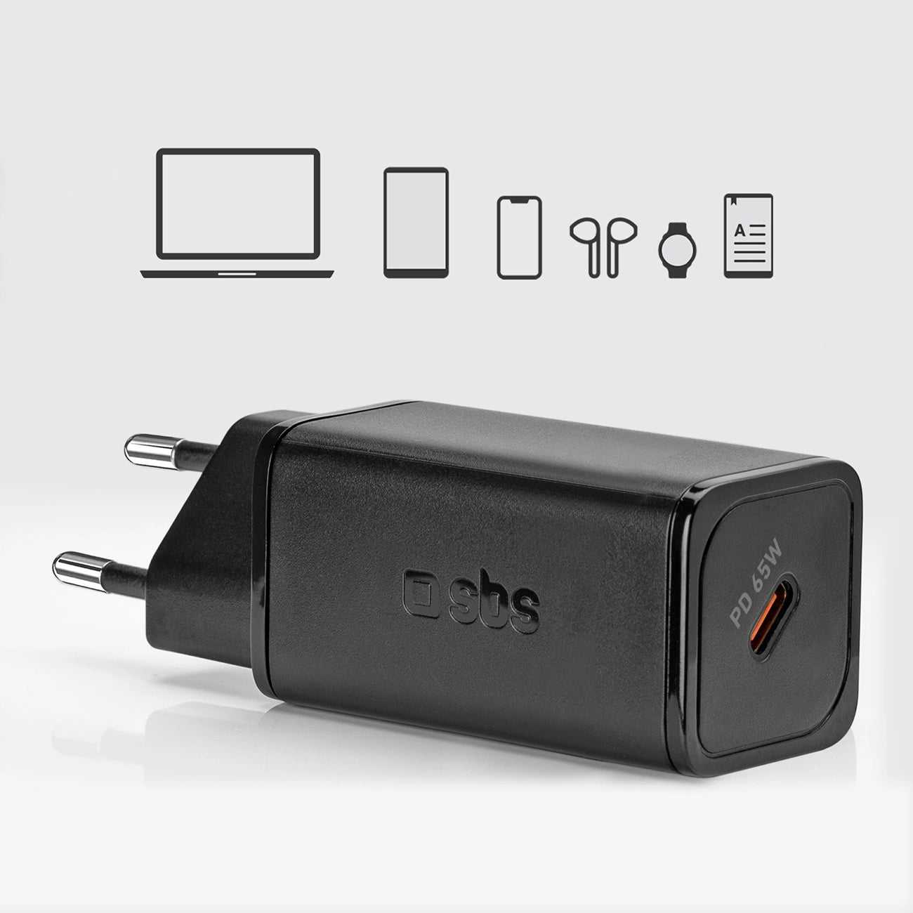SBS TETRGAN1C65W 65W GaN Power Delivery Charger - Black_9