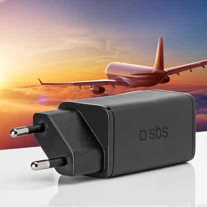 SBS TETRGAN1C65W 65W GaN Power Delivery Charger - Black_3