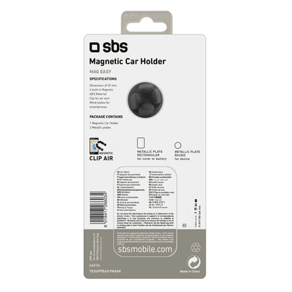 SBS TESUPPEASYMAGK MagSafe compatible smartphone holder for air vent - black_1
