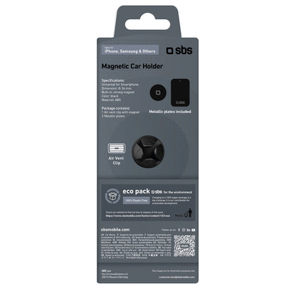 SBS TESUNSUPMAGK MagSafe compatible smartphone holder for air vent - black_1