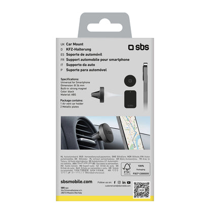 SBS TESUPPUNIVAIRMAG smartphone holder compatible with MagSafe, for air vent - black_1