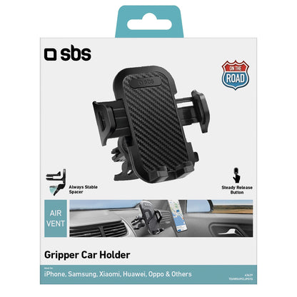 SBS TEHWSUPCLIPSTG smartphone holder for air vent, with reinforced jaws - black_2