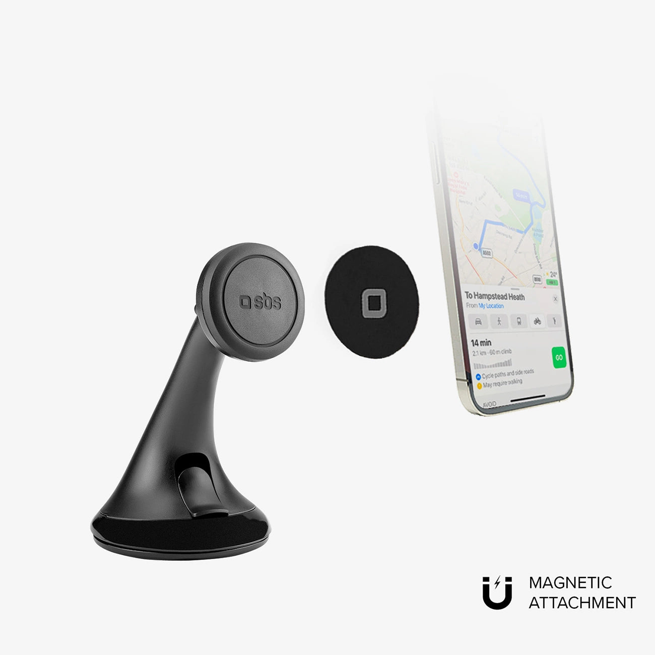 SBS TESUPPWINDWIDEK MagSafe compatible smartphone holder for dashboard/windshield - black_3