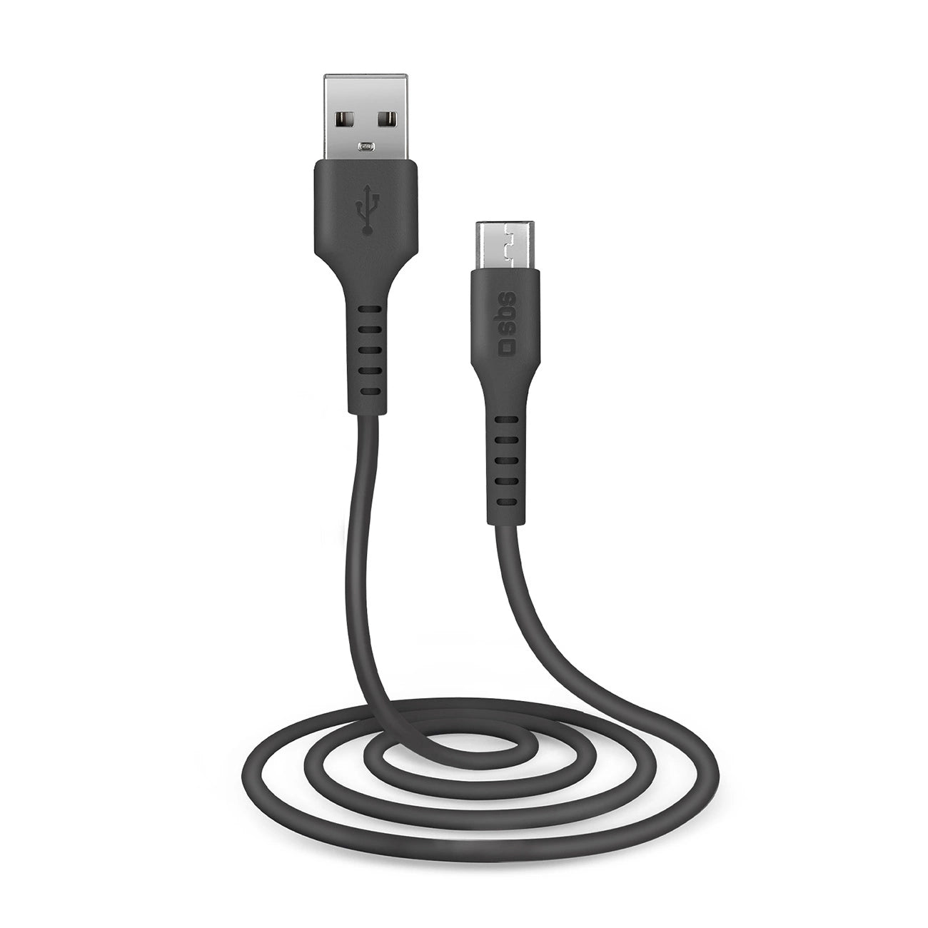 SBS LTHL200 USB-A - Micro-USB Cable 1m - Black_1