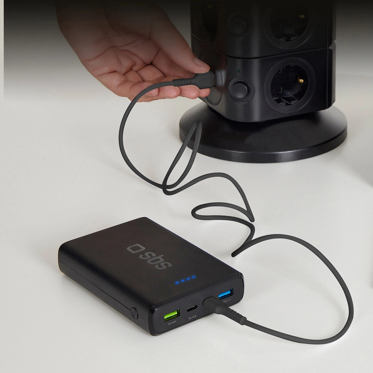 SBS LTHL200 USB-A - Micro-USB Cable 1m - Black_6