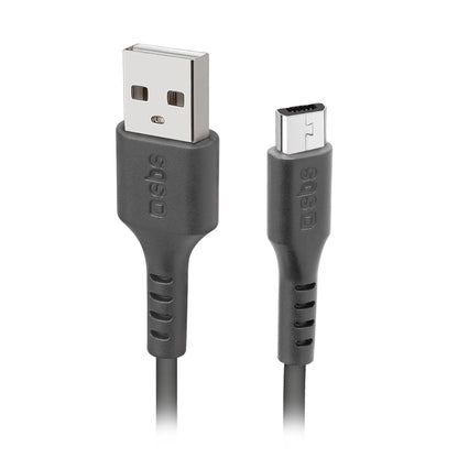 SBS TECABLEMICRO2K USB-A - Micro-USB Cable 2 m - Black_0