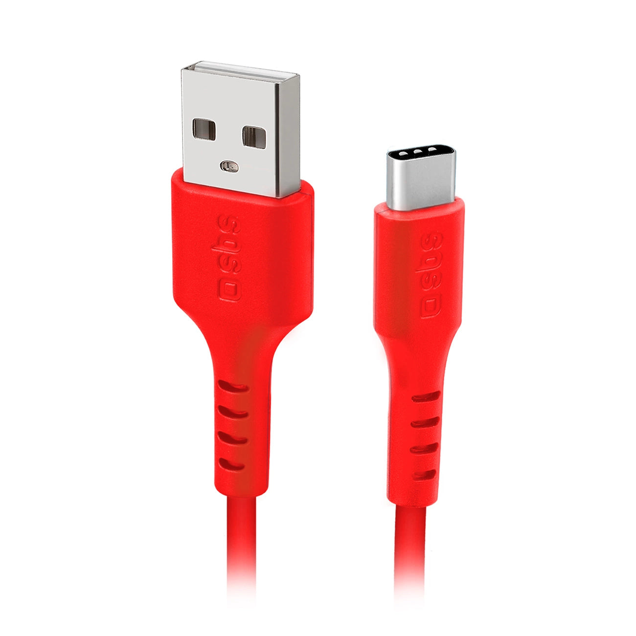 SBS TECABLEMICROC15R USB-A - USB-C Cable 1.5m - Red_0