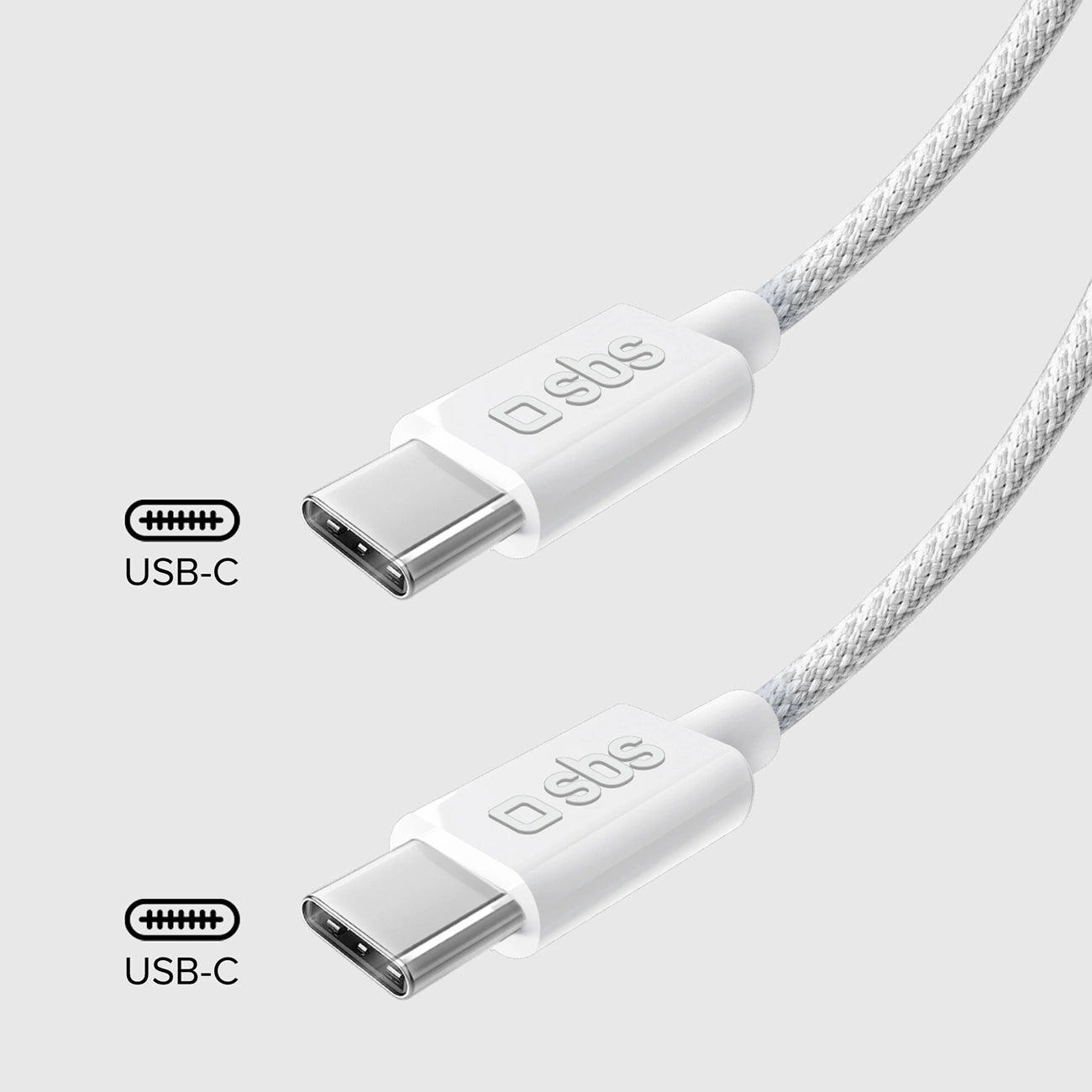 SBS TECABLETISSUETCCG USB-C - USB-C 1.5m 60W braided cable - gray_9