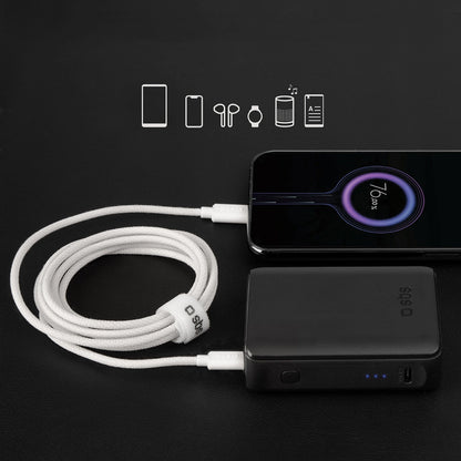 SBS TECABLETISSUETCCG USB-C - USB-C 1.5m 60W braided cable - gray_2