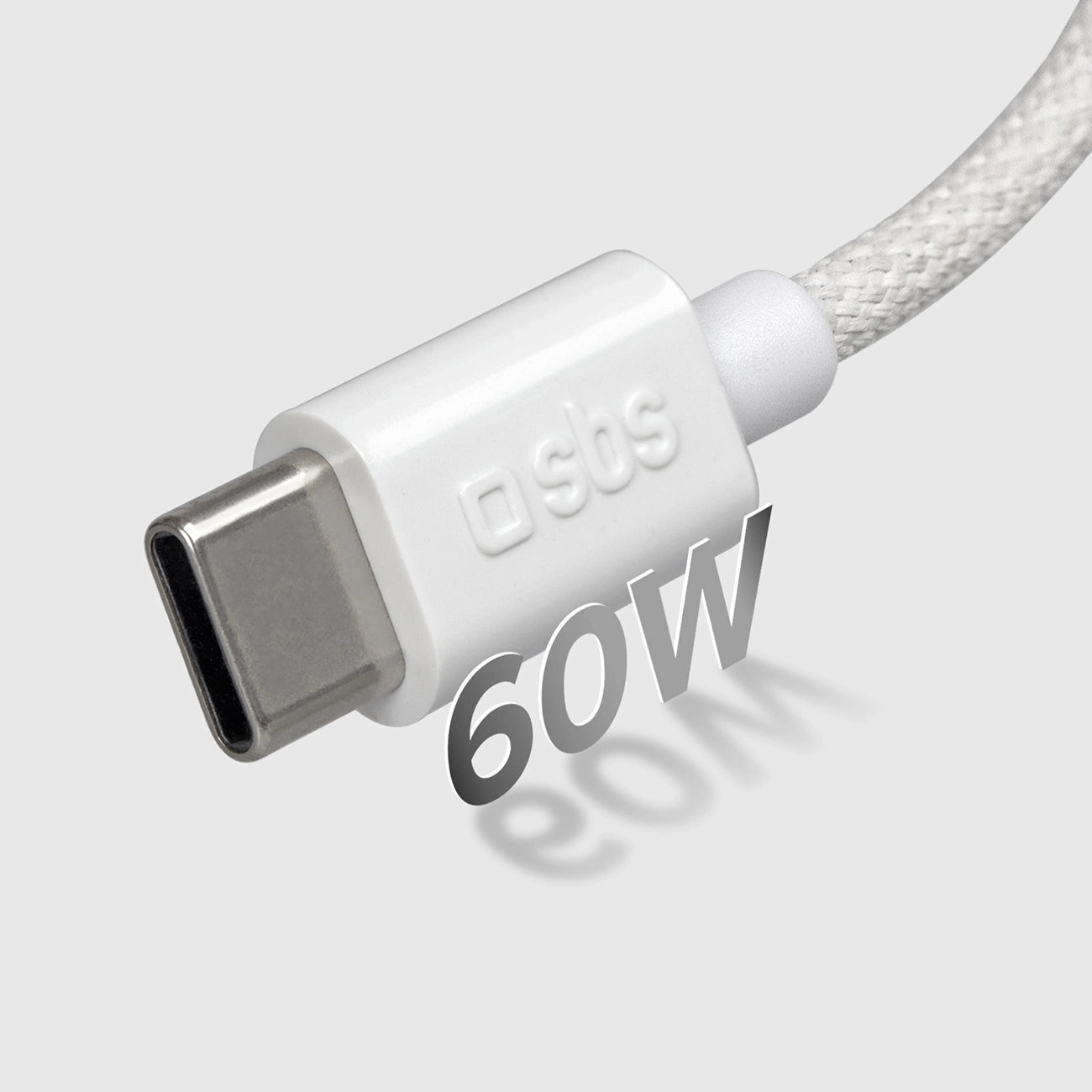SBS TECABLETISSUETCCG USB-C - USB-C 1.5m 60W braided cable - gray_6