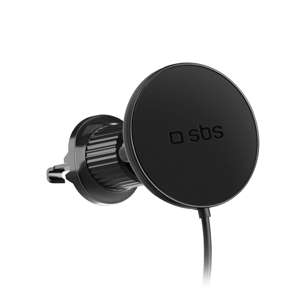 Smartphone holder with infusion charger SBS TESUPPMAG15WVENT compatible with MagSafe - black_0