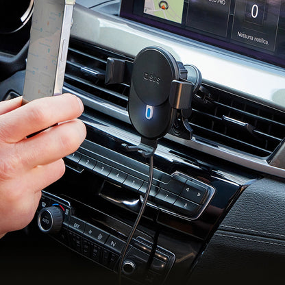 Smartphone holder with inductive charger SBS TESUPWIR10CLIPSTG 10W - black_3