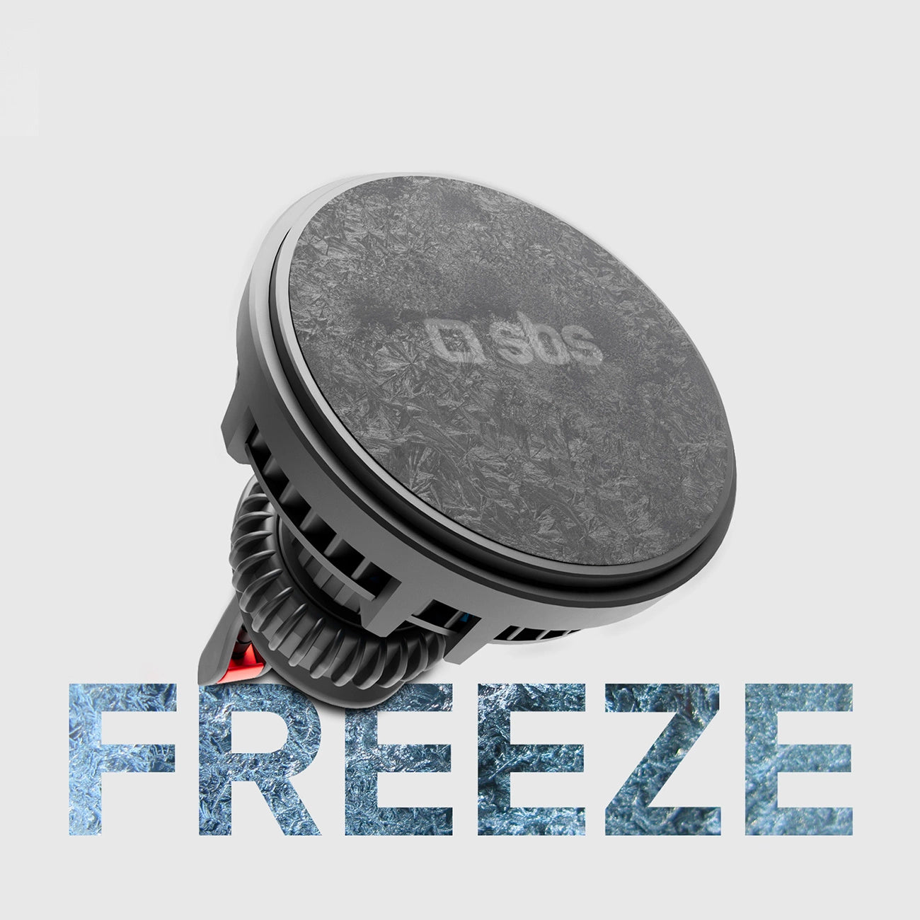 Smartphone holder with inductive charger SBS TESUPFANWIR15W 15W for air vent, with cooling - black_7