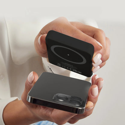 SBS TEBB5000MAG1CK Wireless Power Bank 5000 mAh USB-C, MagSafe Compatible - Black_5