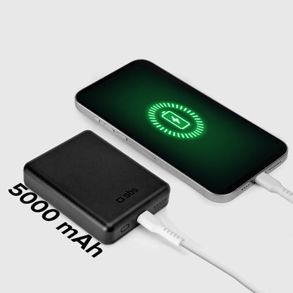 SBS TEBB5000MAG1CK Wireless Power Bank 5000 mAh USB-C, MagSafe Compatible - Black_6