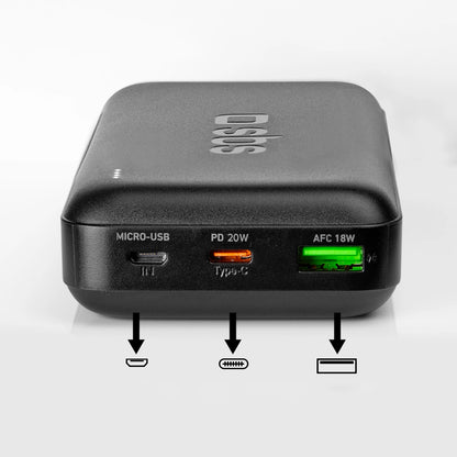 Powerbank SBS TTBB20000PD20K 20000 mAh 20W PD USB-C, USB-A, Micro-USB - black_2