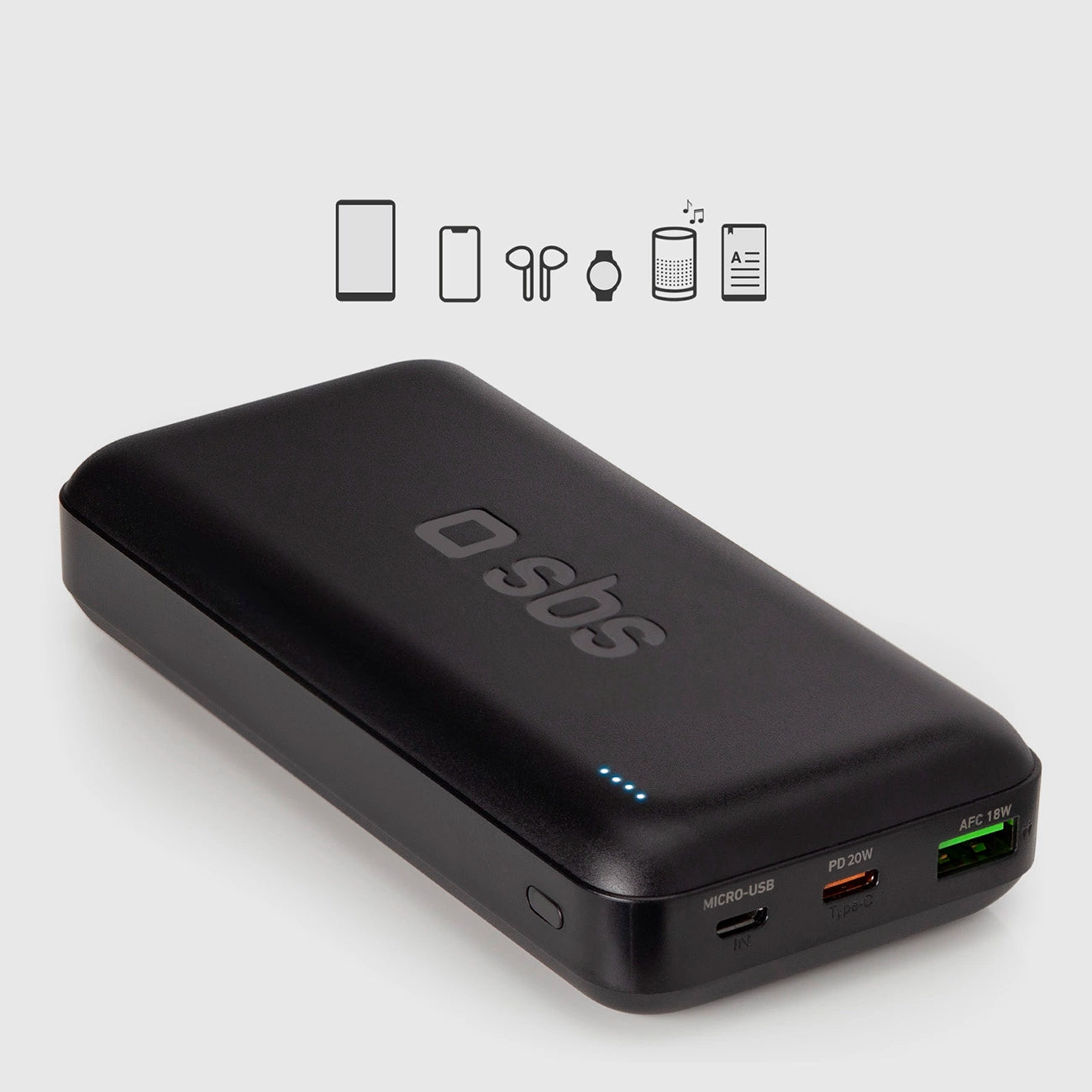 Powerbank SBS TTBB20000PD20K 20000 mAh 20W PD USB-C, USB-A, Micro-USB - black_3
