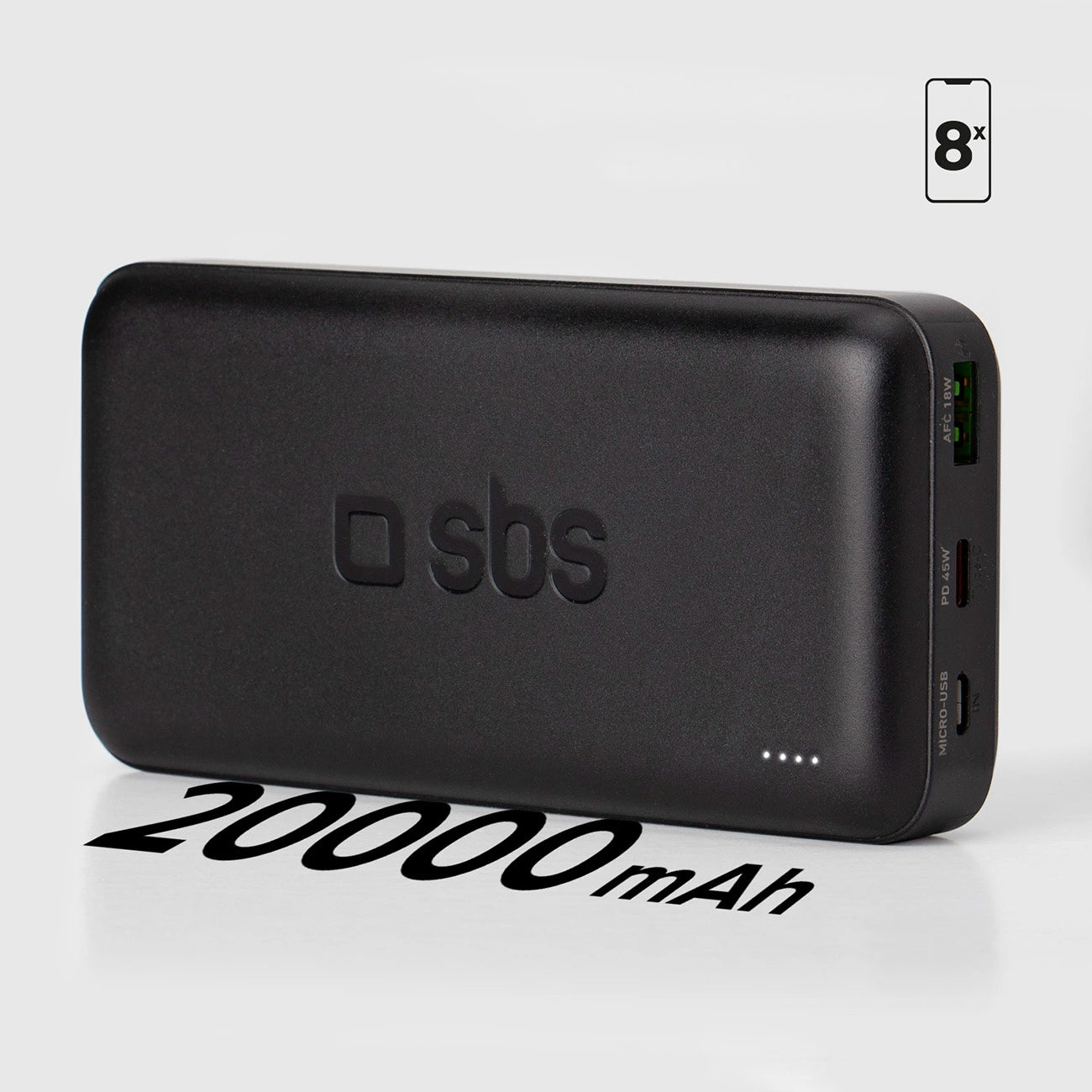 Powerbank SBS TTBB20000PD20K 20000 mAh 20W PD USB-C, USB-A, Micro-USB - black_6