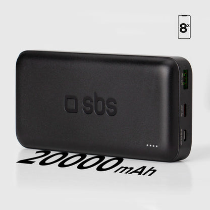 Powerbank SBS TTBB20000PD20K 20000 mAh 20W PD USB-C, USB-A, Micro-USB - black_6