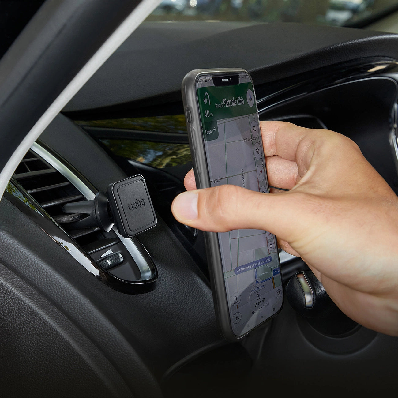 Magnetic smartphone holder SBS TESUPMAGLCLIP - black_6