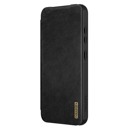 Nillkin Qin Pro Case for Samsung Galaxy S25+ with Flip and Camera Cover - Black_3