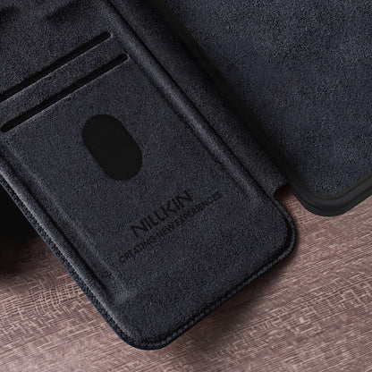 Nillkin Qin Pro Case for Samsung Galaxy S25+ with Flip and Camera Cover - Black_6