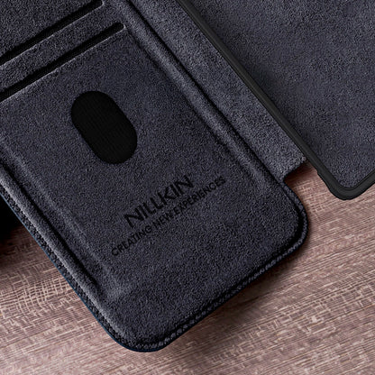 Nillkin Qin Pro Case for Samsung Galaxy S25 Ultra with Flip and Camera Cover - Black_6