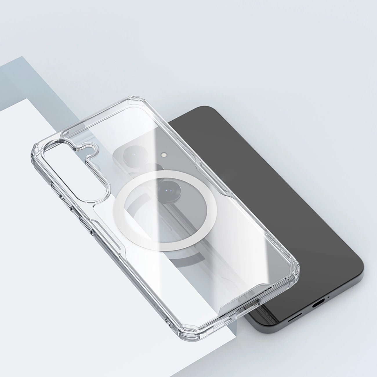 Nillkin Nature TPU Pro Magnetic Case with MagSafe for Samsung S25 - White_7