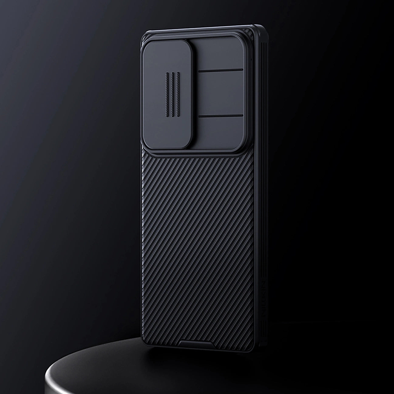 Nillkin CamShield Pro Case for Samsung S25 Ultra with Camera Cover - Black_4
