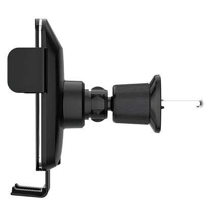 Wozinsky WEDZ-3Y8S clamp car holder with 15W inductive charger for phone on the air vent - black_2