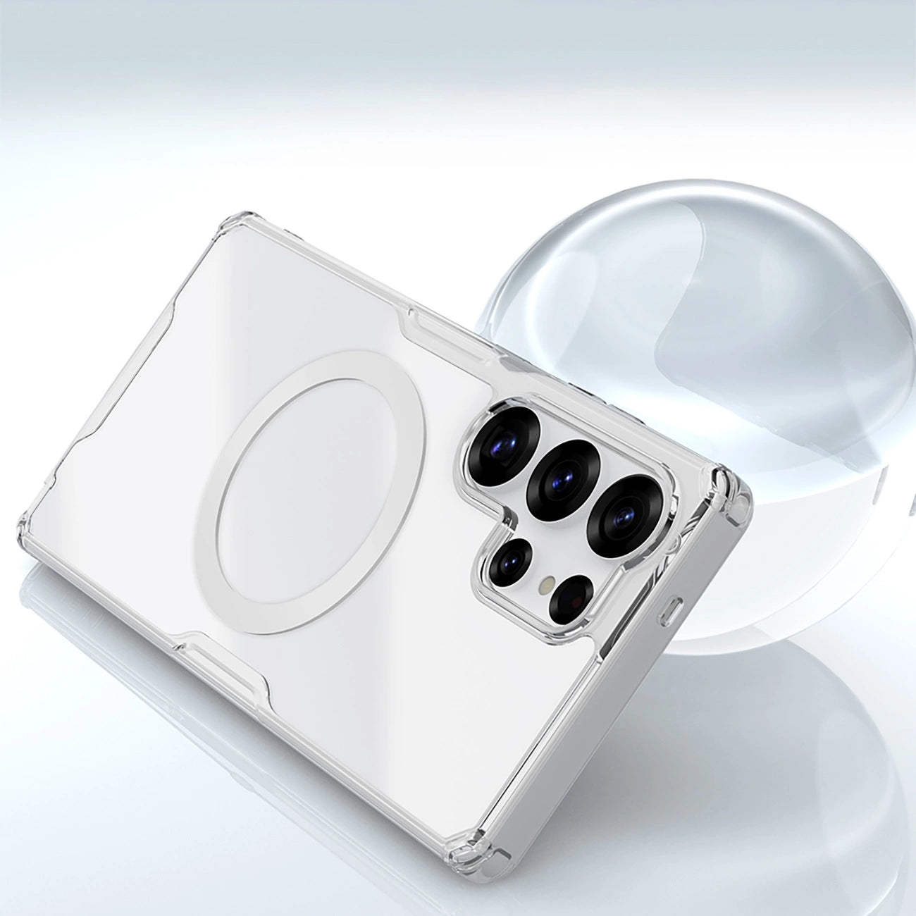 Nillkin Nature TPU Pro Magnetic Case with MagSafe for Samsung Galaxy S25 Ultra - White_5