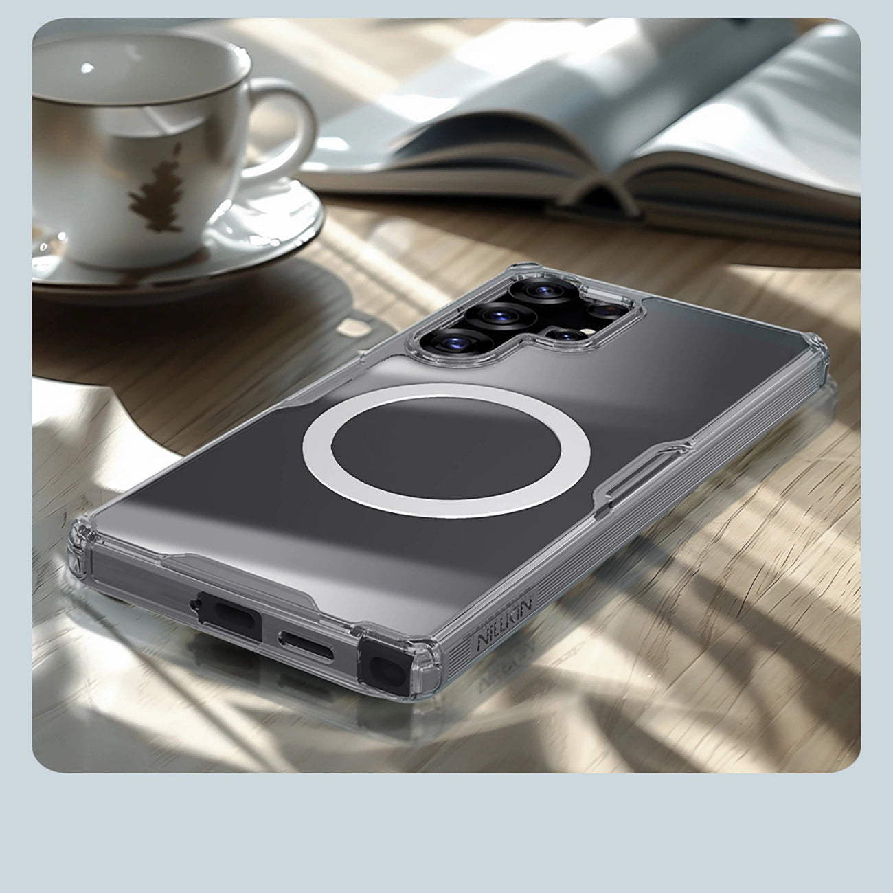 Nillkin Nature TPU Pro Magnetic Case with MagSafe for Samsung Galaxy S25 Ultra - White_6