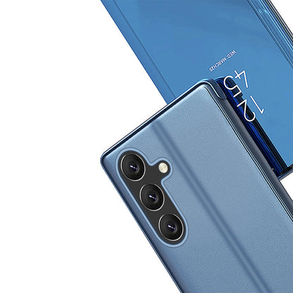 Clear View Case for Samsung Galaxy A36 Cover with Flip - Blue_2