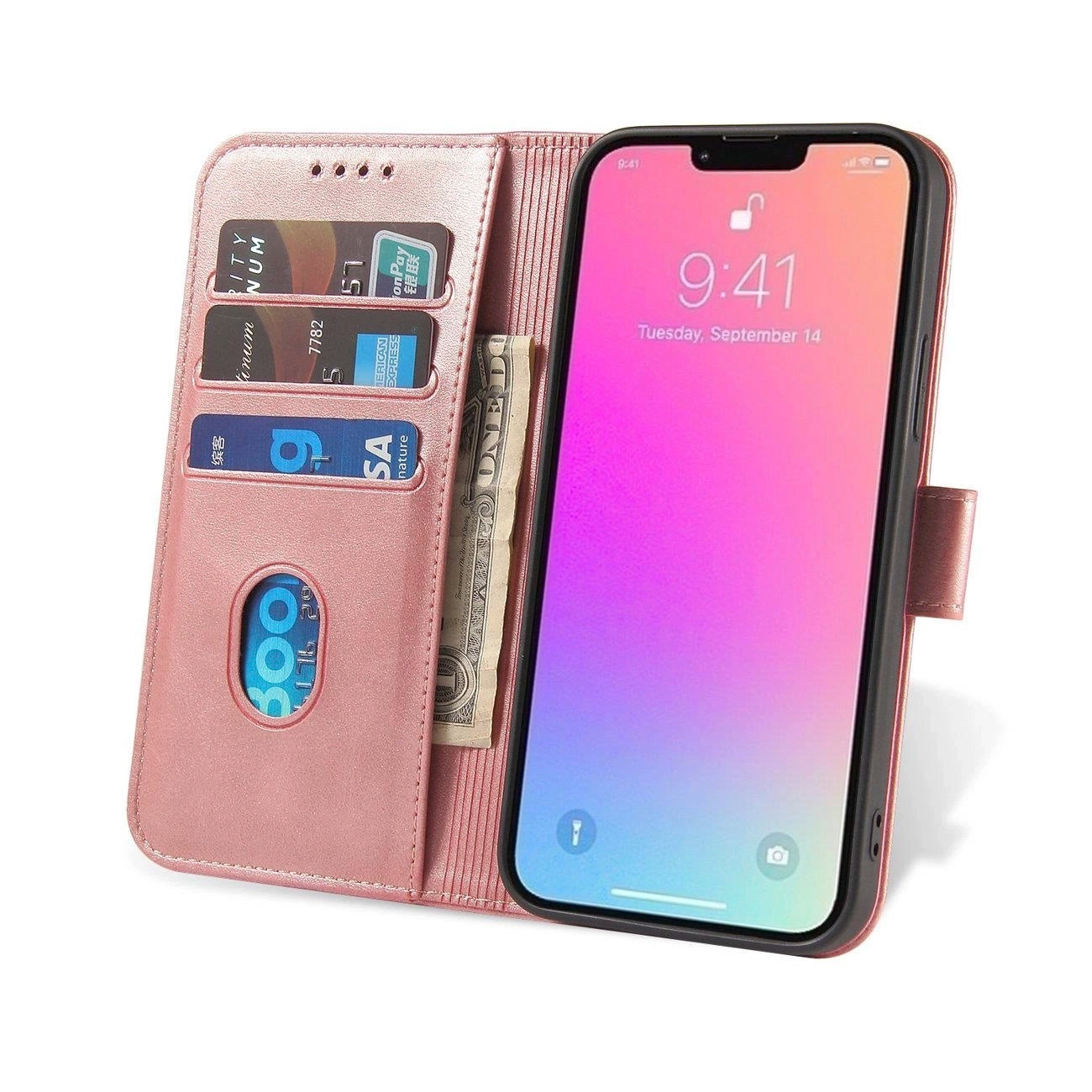 Magnet Case with flap for Samsung Galaxy A36 - pink_1