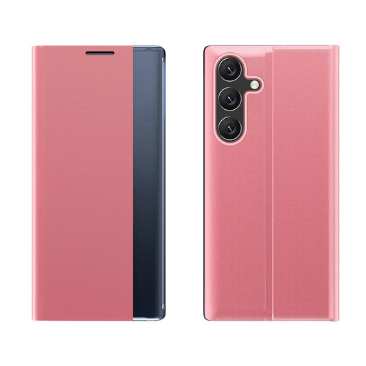 New Sleep Case Flip Cover with Stand Function for Samsung Galaxy A36 - Pink_0