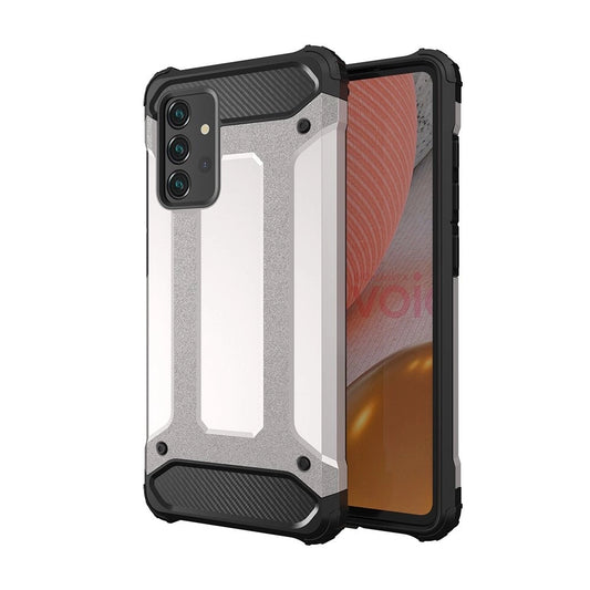 Hybrid Armor Case for Samsung Galaxy A36 - Silver_0