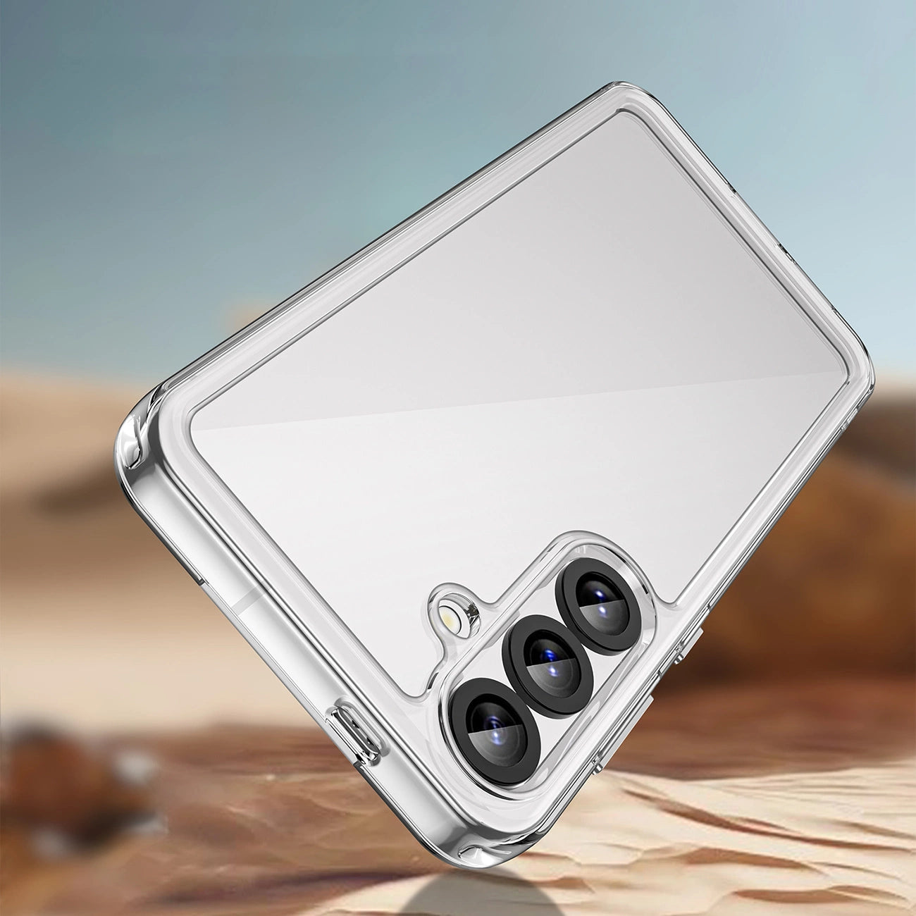 Outer Space Case for Samsung Galaxy A36 Cover with Flexible Frame - Transparent_1