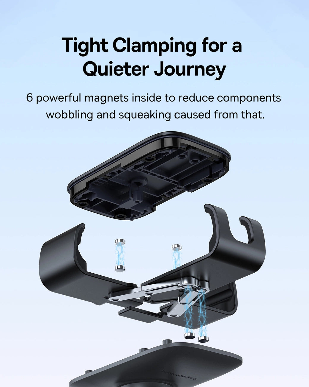 Baseus Metal Age 3 Car Phone Holder, Gravity, for Air Vent - Black_7