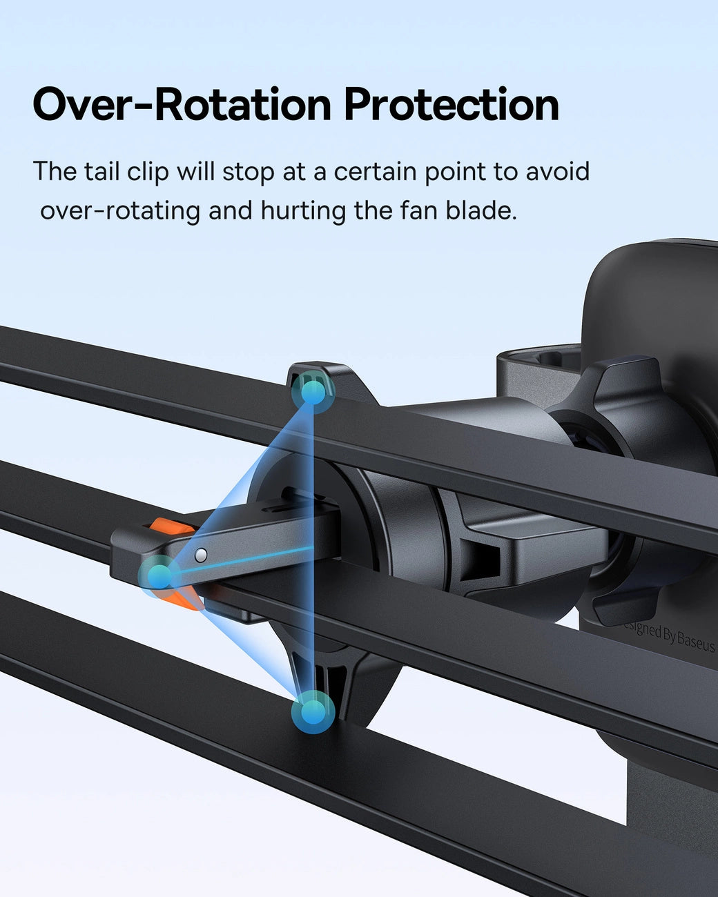 Baseus Metal Age 3 Car Phone Holder, Gravity, for Air Vent - Black_6